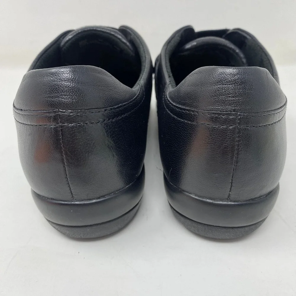 Clarks Women 9M Shoes Black Leather Active Air Everyday Comfort Waking